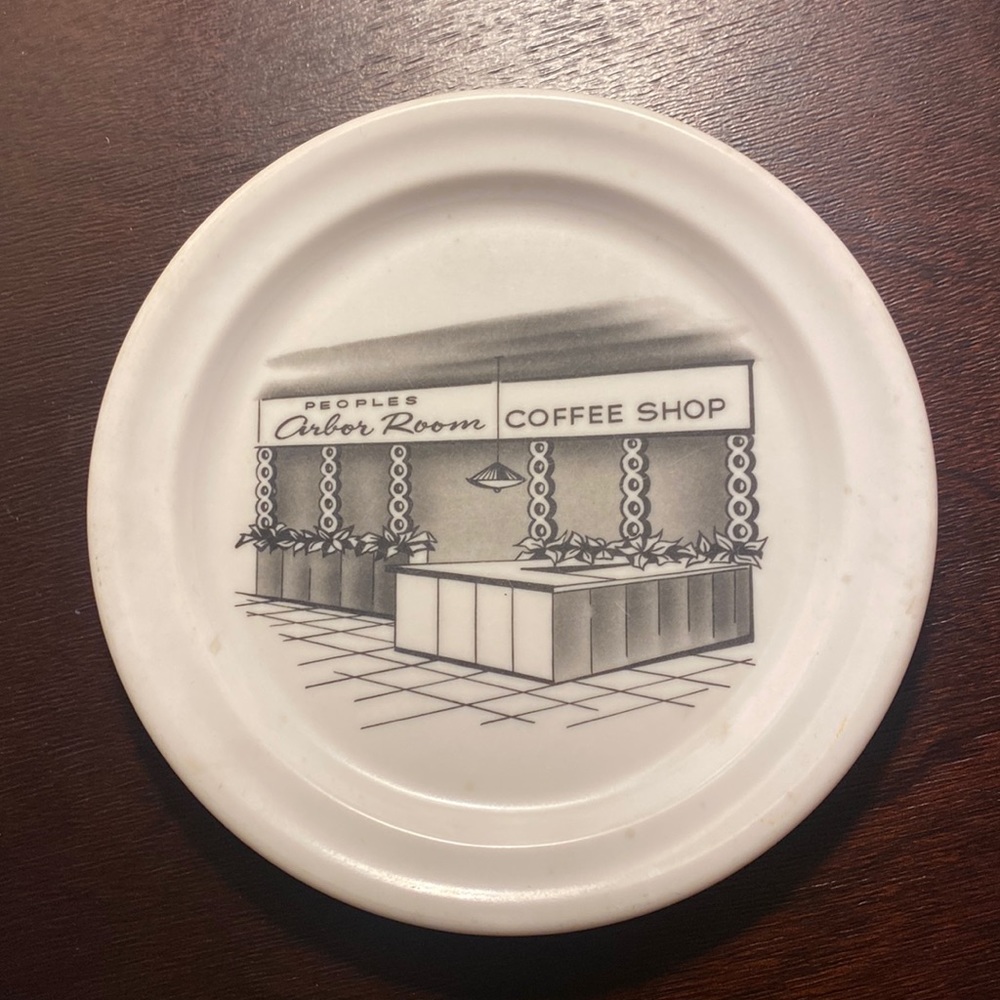 Vintage Libbey Restraware - Melamine plate 6” diameter - Made in Toledo 1950s
